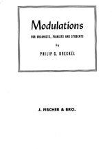 Modulations for Organists, Pianists Organ sheet music cover